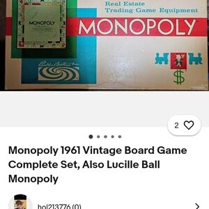 Classic 1961 Edition Board Game